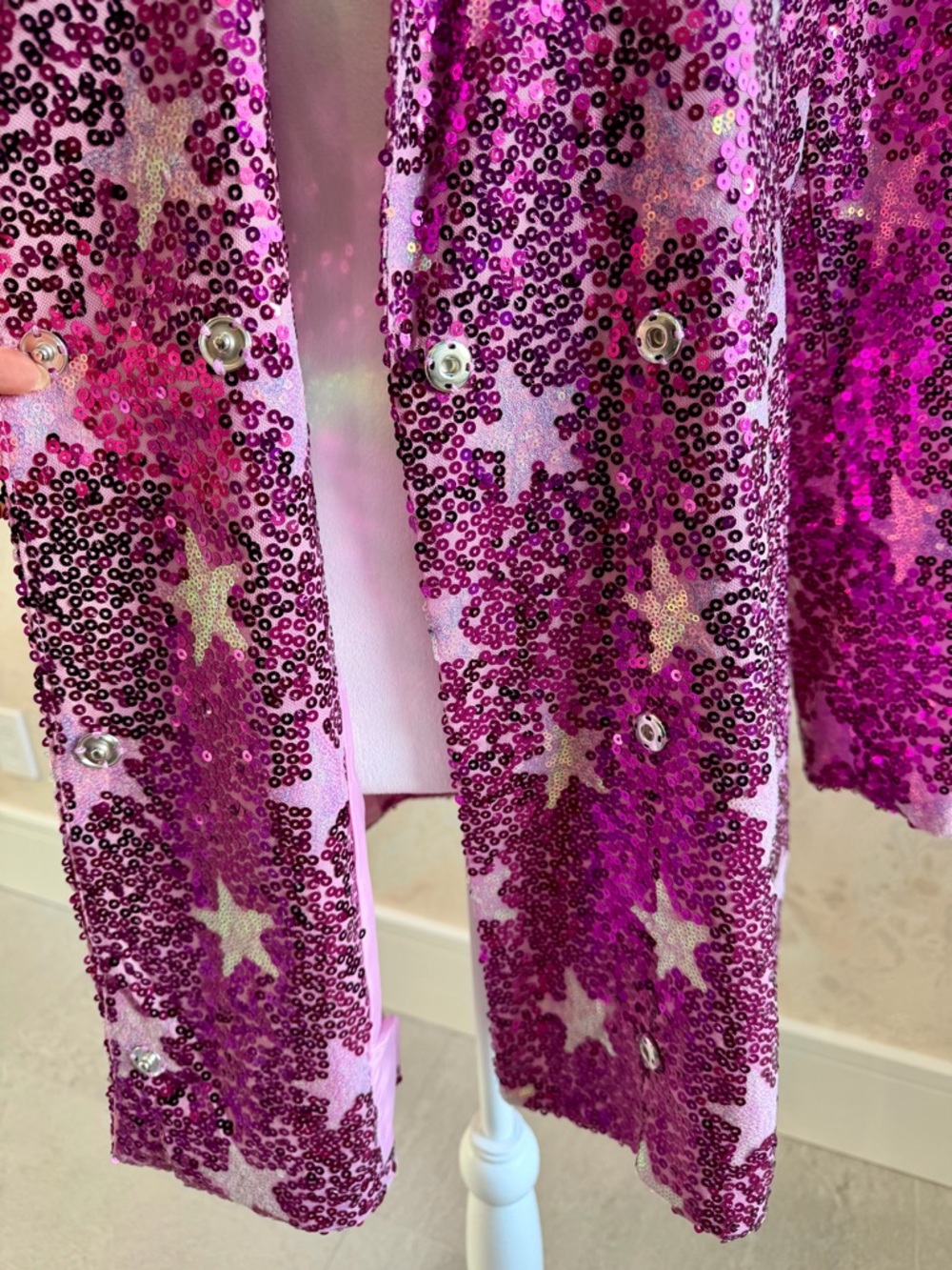 Buddy Love Pink Riley Sequin Blazer Dress- NWT size small - Picture 4 of 7